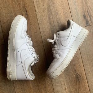 Slightly worn Air Force 1’s